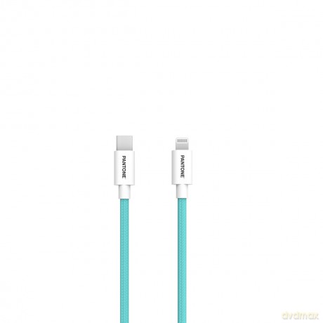 PANTONE MFi kabel Lightning - USB-C 1,5m PT-CTL002-5 Teal 3242C