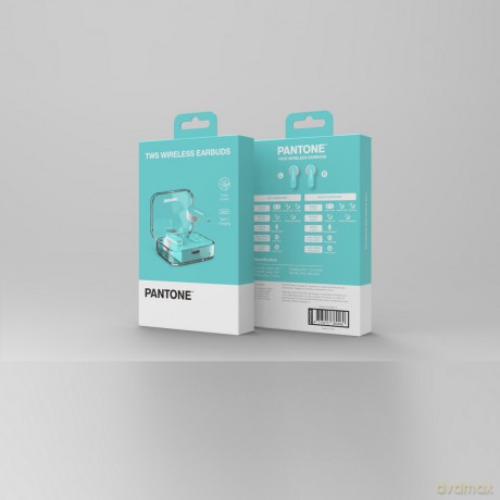 PANTONE słuchawki Bluetooth TWS PT-TWS011 Teal 3242C