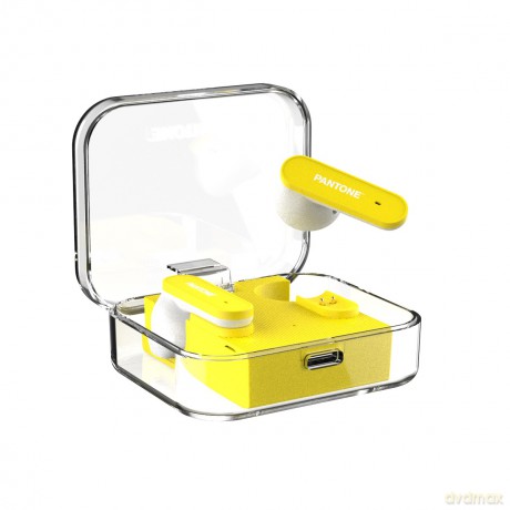 PANTONE słuchawki Bluetooth TWS PT-TWS011 Yellow 102C