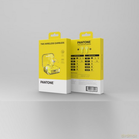 PANTONE słuchawki Bluetooth TWS PT-TWS011 Yellow 102C