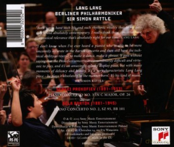 Lang Lang: Prokofiev: Piano Concerto No. 3 - Bartók: Piano Concerto No. 2 [CD]