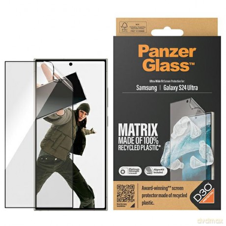 PanzerGlass szkło hartowane Ultra-Wide Fit D30 z aplikatorem do Samsung Galaxy S24