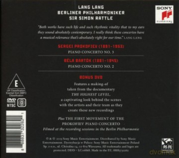 Lang Lang: Prokofiev: Piano Concerto No. 3 - Bartók: Piano Concerto No. 2 [CD]+[DVD]