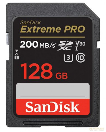 SanDisk karta pamięci 128GB Extreme Pro SDXC C10 V30 UHS-I U3