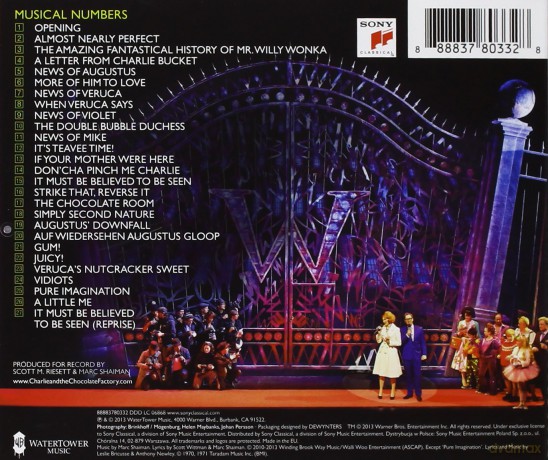 Original London Cast Recording: Charlie And The Chocolate Factory [CD]