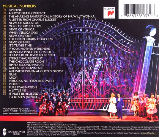 Original London Cast Recording: Charlie And The Chocolate Factory [CD]