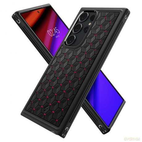 Spigen nakładka Cryo Armor do Samsung Galaxy S24 Ultra czerwona