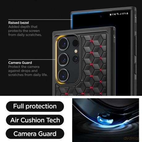 Spigen nakładka Cryo Armor do Samsung Galaxy S24 Ultra czerwona