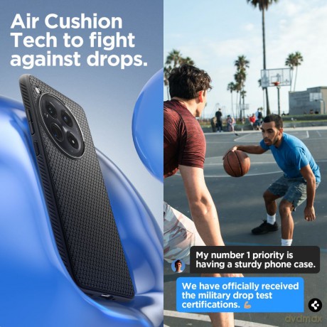 Spigen nakładka Liquid Air na Oneplus 12 czarny mat