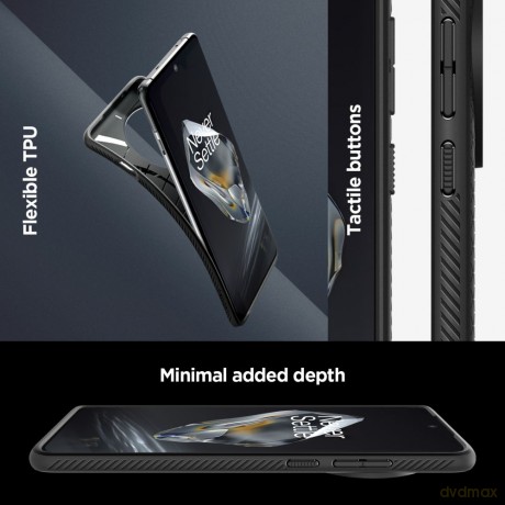 Spigen nakładka Liquid Air na Oneplus 12 czarny mat
