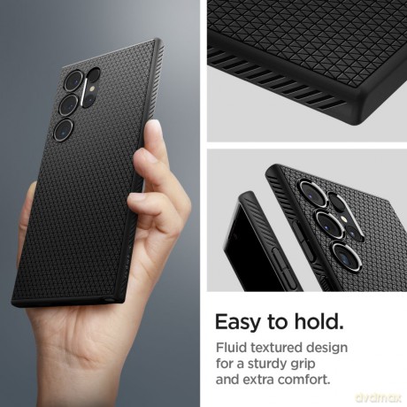 Spigen nakładka Liquid Air Samsung Galaxy S24 Ultra matowa czarna