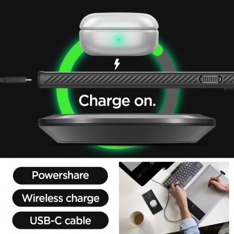 Spigen nakładka Liquid Air Samsung Galaxy S24 Ultra matowa czarna