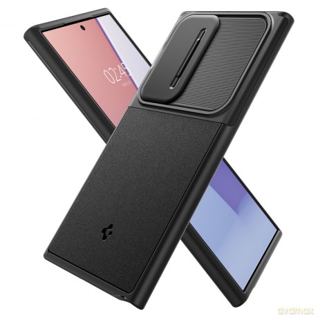 Spigen nakładka Optik Armor do Samsung Galaxy S24 Ultra czarna
