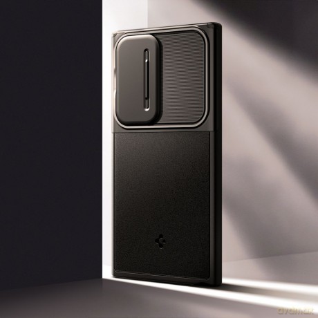 Spigen nakładka Optik Armor do Samsung Galaxy S24 Ultra czarna