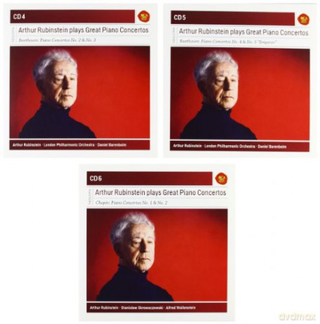 Arthur Rubinstein: Arthur Rubinstein Plays Great Piano Concertos [11CD]