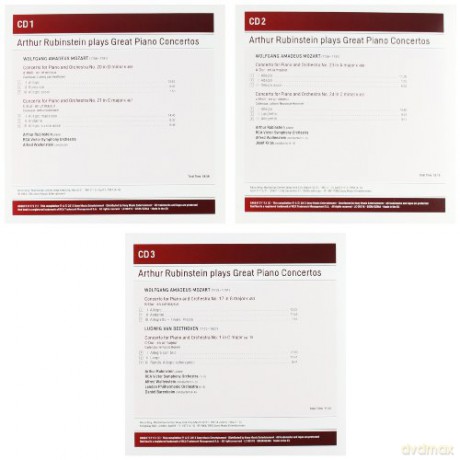 Arthur Rubinstein: Arthur Rubinstein Plays Great Piano Concertos [11CD]