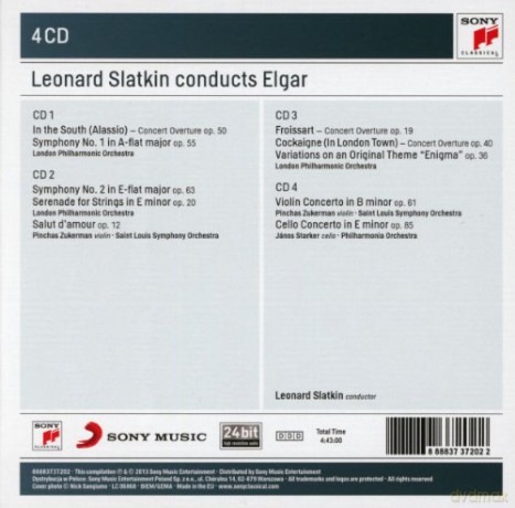 Leonard Slatkin: Leonard Slatkin Conducts Elgar [4CD]