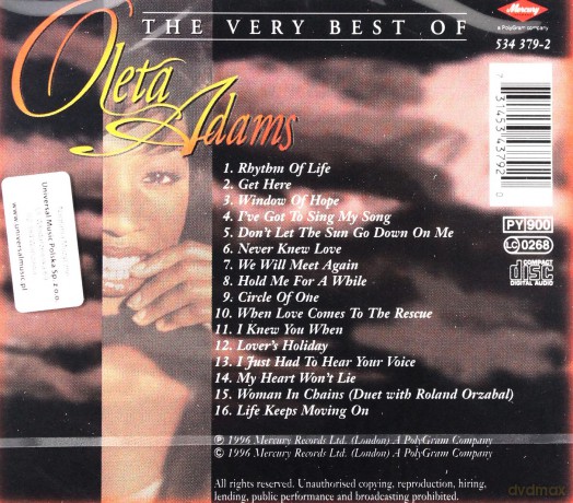 Oleta Adams: Very Best Of [CD]