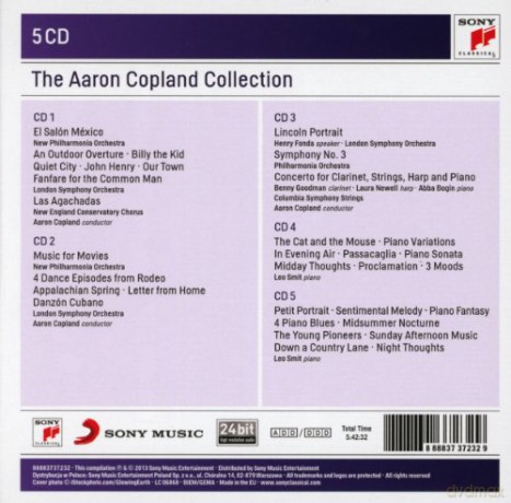 The Aaron Copland Collection: Orchestral Music And Music For Solo Piano [5CD]