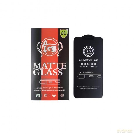 Szkło hartowane 6D matowe do iPhone 12 / 12 Pro 6.1'' czarna ramka
