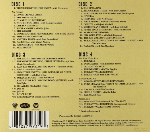 The Band: The Last Waltz [4CD]