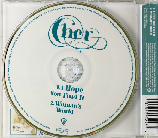 Cher: I Hope You Find It/Womans Wor [CD]