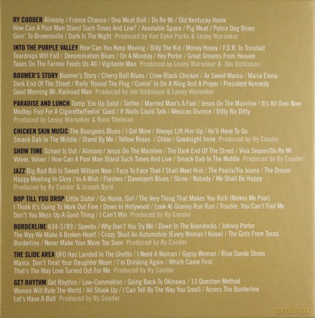 Ry Cooder: 1970-1987 [11CD]