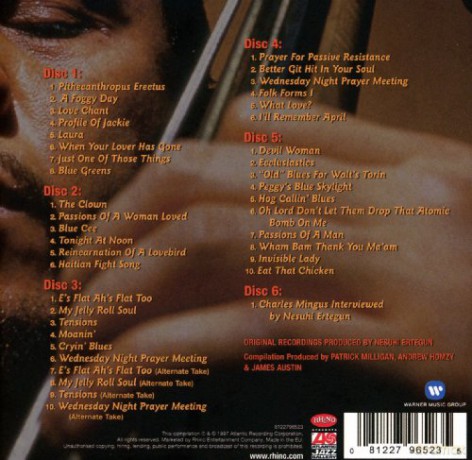 Charles Mingus: Passions Of A Man:The Complete [6CD]