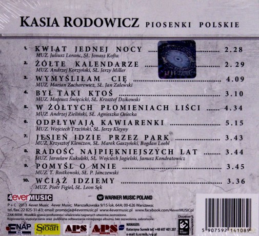 Kasia Rodowicz: Piosenki Polskie (digipack) [CD]