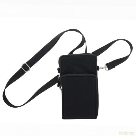 Torebka na telefon Casual czarna