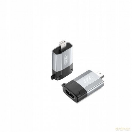 XO adapter GB015 mini Displayport - HDMI 4K szary