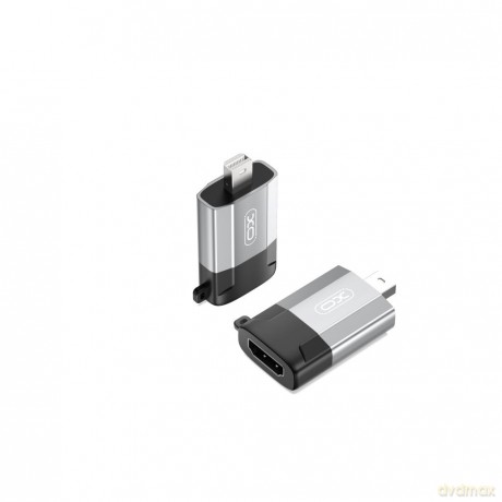 XO adapter GB015 mini Displayport - HDMI 4K szary