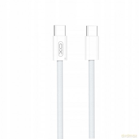 XO kabel NB-Q260B PD USB-C - USB-C 1,5m biały 60W