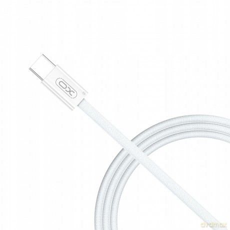 XO kabel NB-Q260B PD USB-C - USB-C 1,5m biały 60W