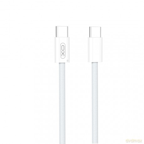 XO kabel NB-Q260B PD USB-C - USB-C 1,5m biały 60W