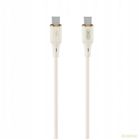 XO kabel NB-Q261 PD USB-C - USB-C 1m beżowy 60W