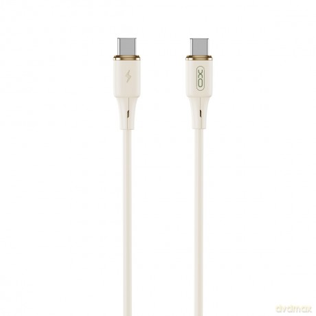 XO kabel NB-Q261 PD USB-C - USB-C 1m beżowy 60W