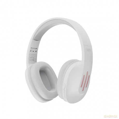 XO słuchawki Bluetooth BE39 białe nauszne