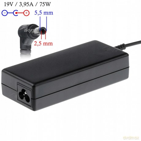 Zasilacz do laptopa Toshiba 19V/3,95A /75W