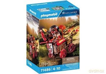 PLAYMOBIL Zestaw figurek Novelmore 71486 Pojazd wyścigowy Kahbooma