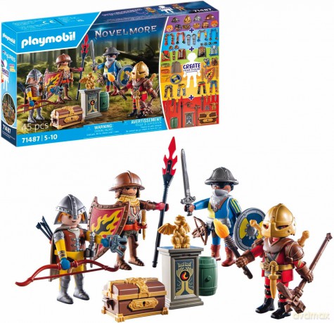 PLAYMOBIL Zestaw z figurkami Novelmore 71487 My Figures: Rycerze Novelmore
