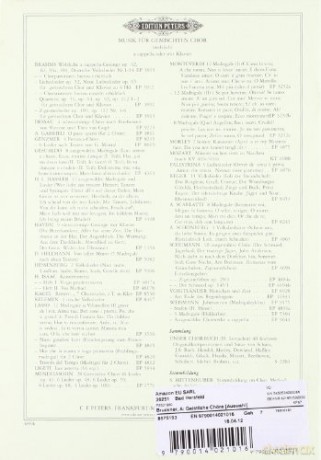 10 Sacred Choruses Vocal Score - Anton Bruckner [KSIĄŻKA]