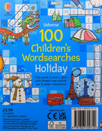 100 Children Wordsearches - Phillip Clarke [KSIĄŻKA]