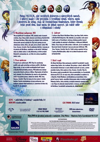 W.I.T.C.H. (Witch) Czarodziejki 1 (odcinki: 4-7) [DVD]
