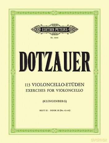 113 Exercises Vol 3 - Friedrich Dotzauer [KSIĄŻKA]
