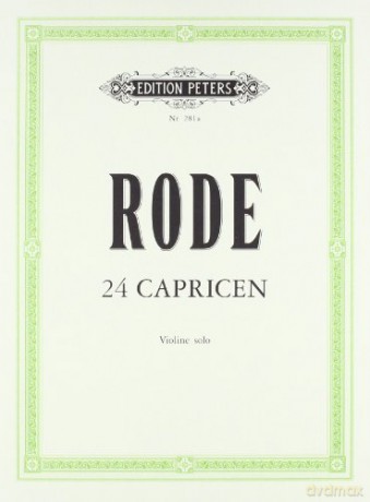 24 Caprices - Jacques Pierre Rode [KSIĄŻKA]