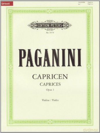 24 Caprices Op 1 For Violin - Nicol Paganini [KSIĄŻKA]