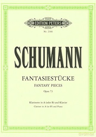 3 Fantasy Pieces For Clarinet Op 73 - Robert Schumann [KSIĄŻKA]