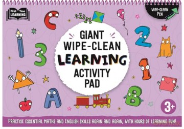 3+ Giant Wipe-Clean Learning Activity Pad [KSIĄŻKA]
