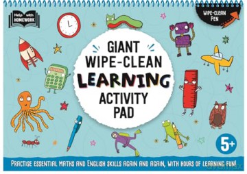 5+ Giant Wipe-Clean Learning Activity Pad [KSIĄŻKA]